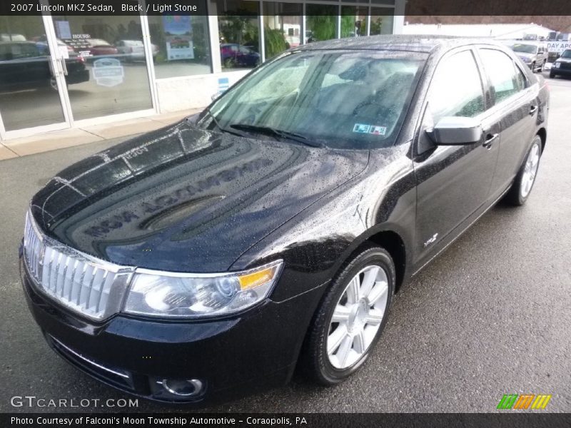 Black / Light Stone 2007 Lincoln MKZ Sedan