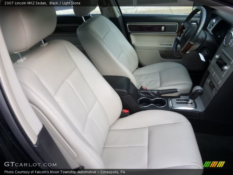Black / Light Stone 2007 Lincoln MKZ Sedan