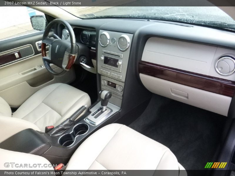 Black / Light Stone 2007 Lincoln MKZ Sedan