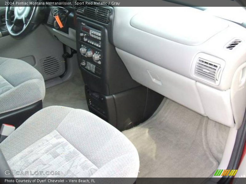 Sport Red Metallic / Gray 2004 Pontiac Montana MontanaVision
