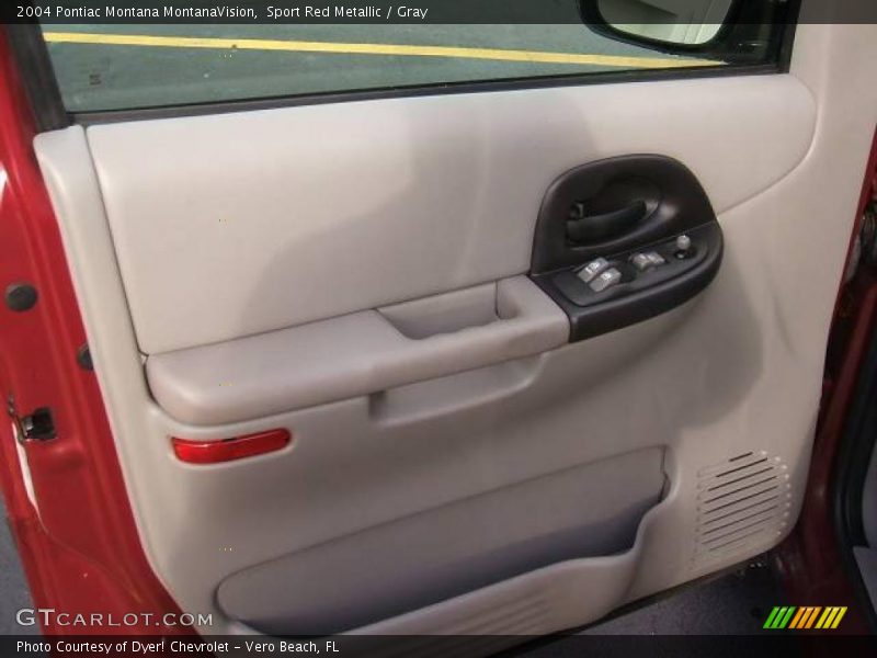 Sport Red Metallic / Gray 2004 Pontiac Montana MontanaVision