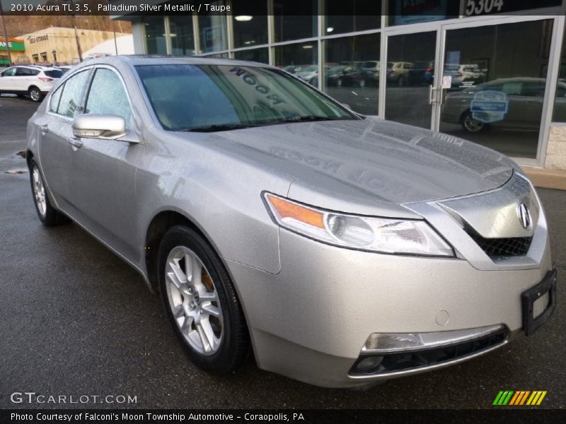 Palladium Silver Metallic / Taupe 2010 Acura TL 3.5