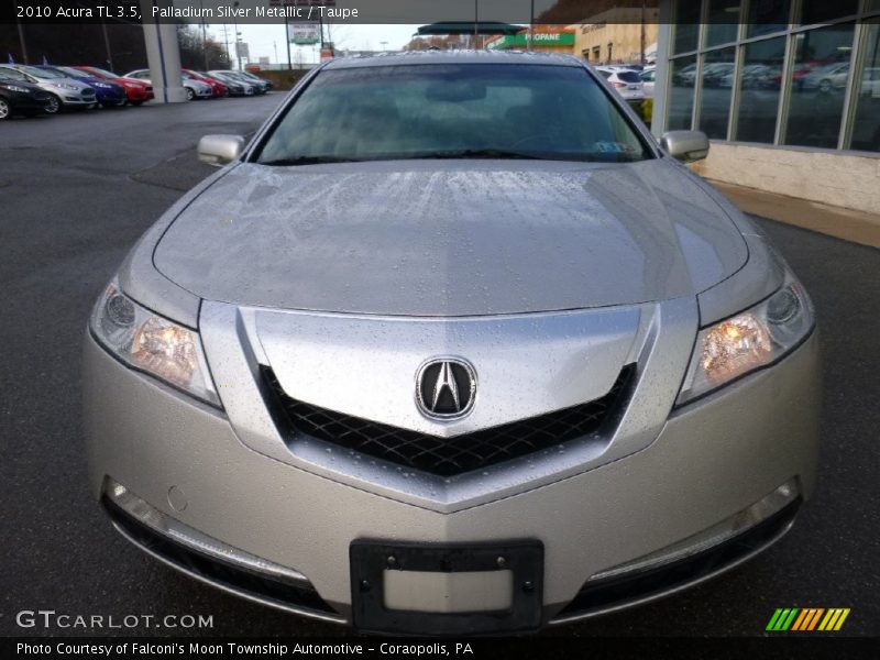 Palladium Silver Metallic / Taupe 2010 Acura TL 3.5