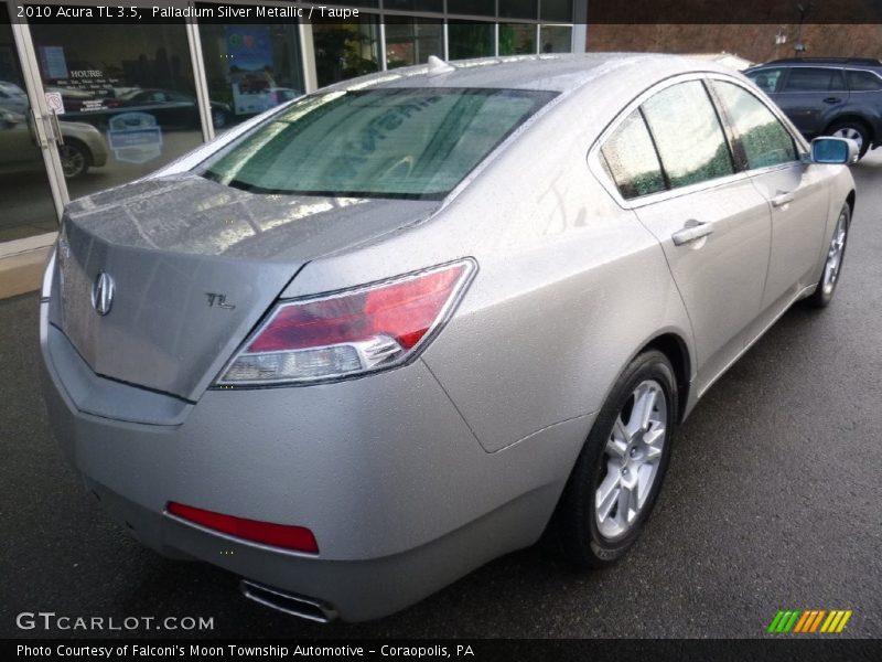 Palladium Silver Metallic / Taupe 2010 Acura TL 3.5