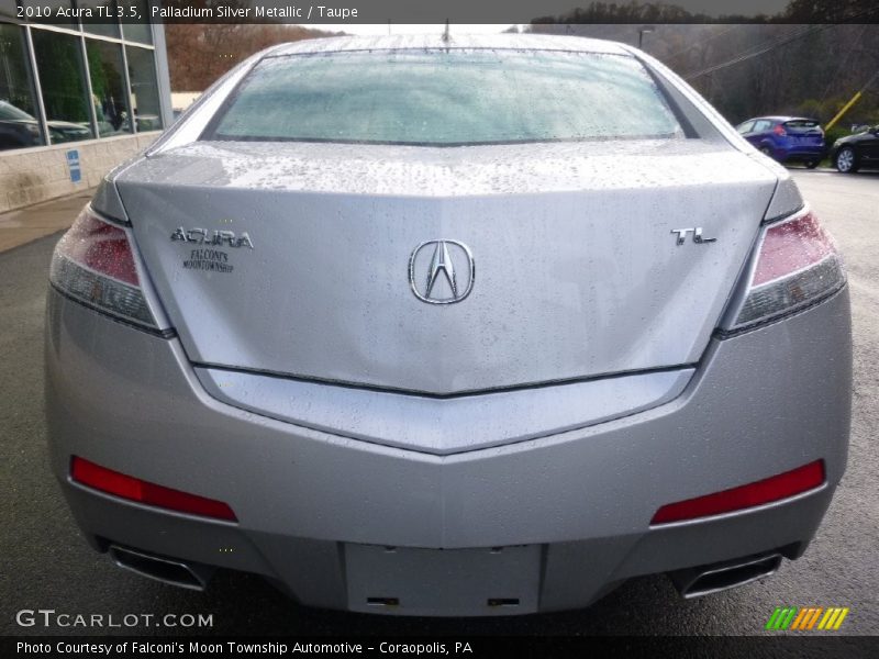 Palladium Silver Metallic / Taupe 2010 Acura TL 3.5
