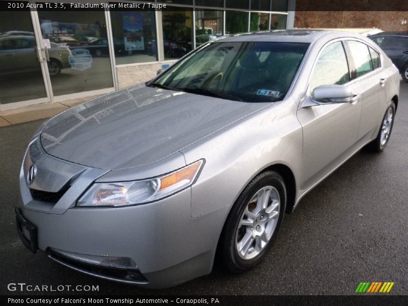 Palladium Silver Metallic / Taupe 2010 Acura TL 3.5