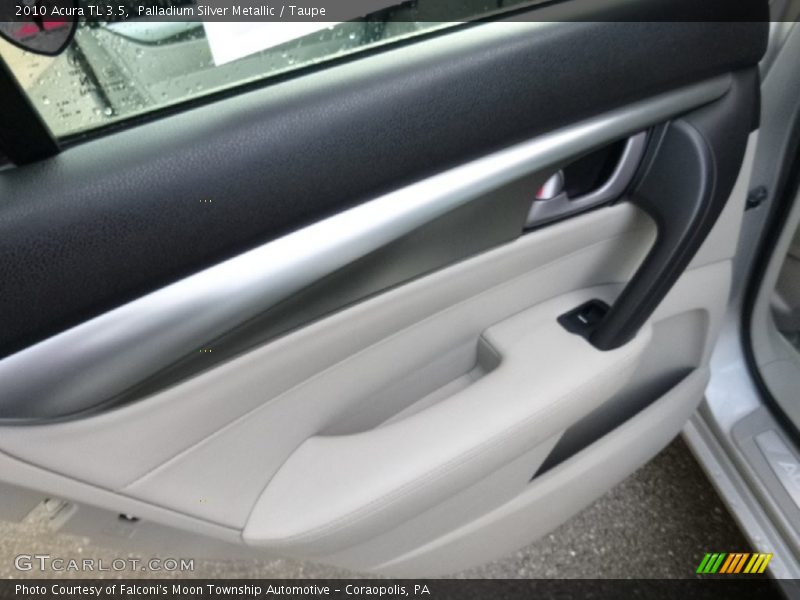Palladium Silver Metallic / Taupe 2010 Acura TL 3.5