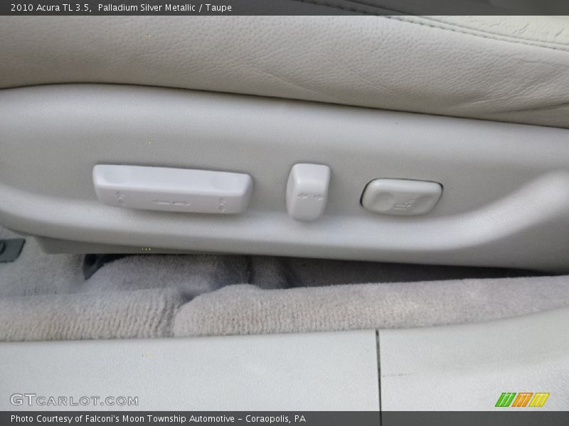 Palladium Silver Metallic / Taupe 2010 Acura TL 3.5