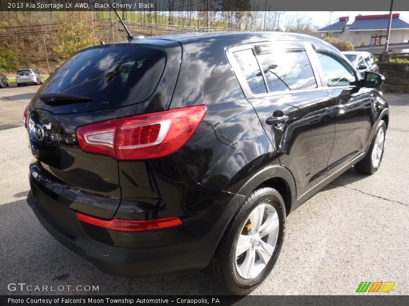 Black Cherry / Black 2013 Kia Sportage LX AWD