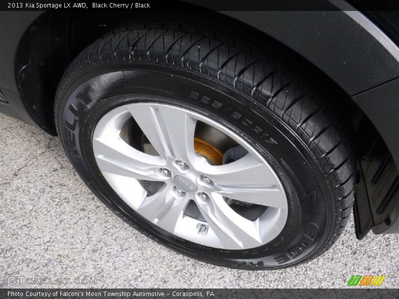Black Cherry / Black 2013 Kia Sportage LX AWD