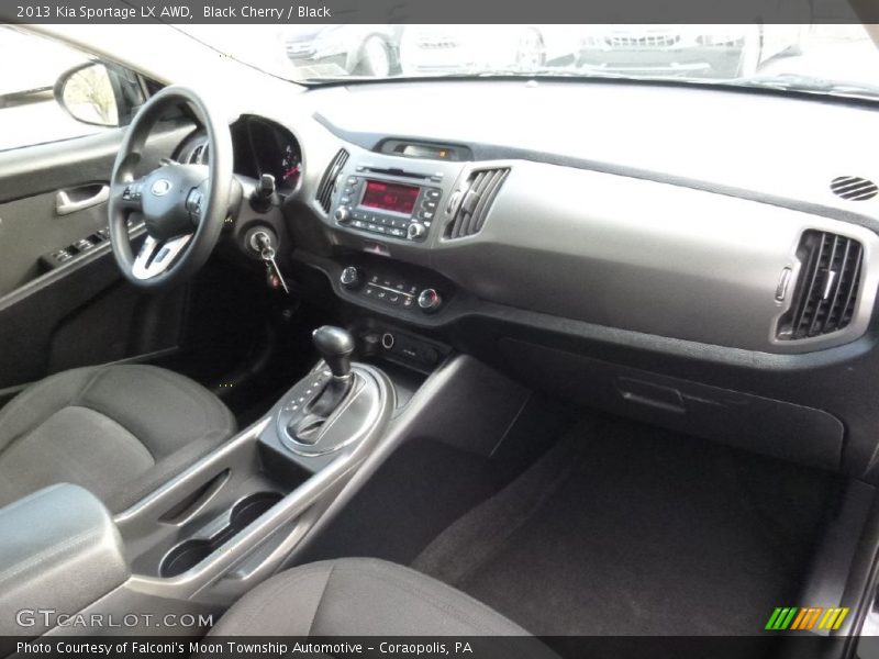 Black Cherry / Black 2013 Kia Sportage LX AWD