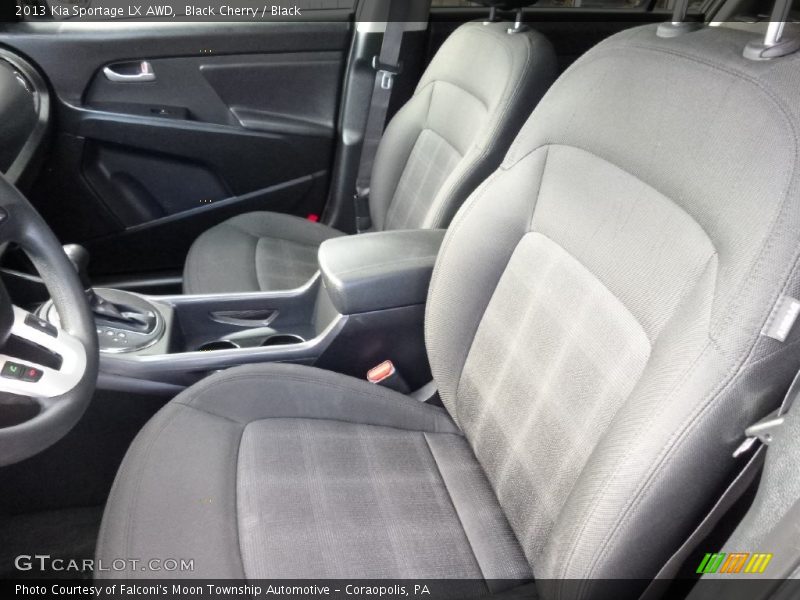 Black Cherry / Black 2013 Kia Sportage LX AWD
