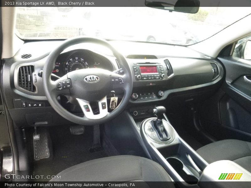 Black Cherry / Black 2013 Kia Sportage LX AWD