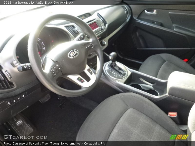 Black Cherry / Black 2013 Kia Sportage LX AWD