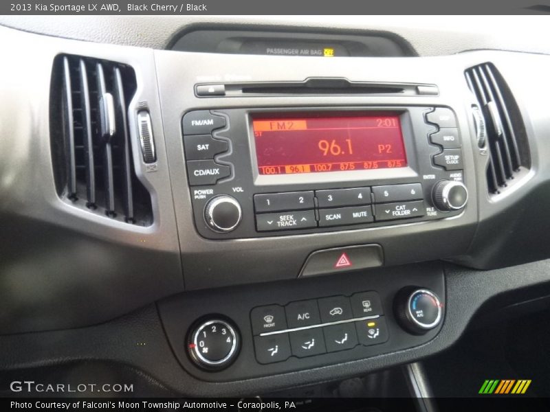 Black Cherry / Black 2013 Kia Sportage LX AWD