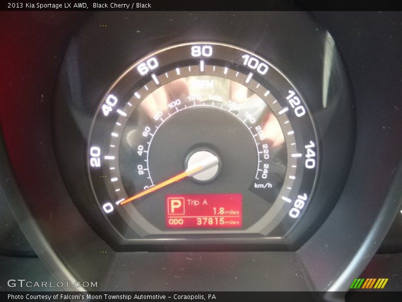 Black Cherry / Black 2013 Kia Sportage LX AWD