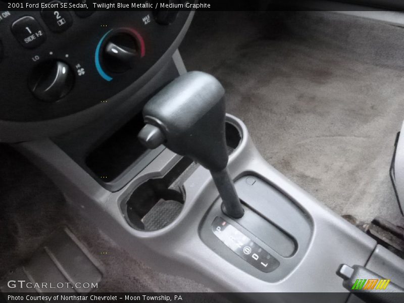 Twilight Blue Metallic / Medium Graphite 2001 Ford Escort SE Sedan