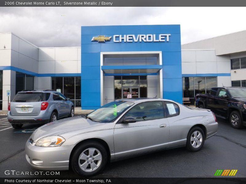 Silverstone Metallic / Ebony 2006 Chevrolet Monte Carlo LT