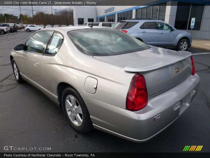 Silverstone Metallic / Ebony 2006 Chevrolet Monte Carlo LT