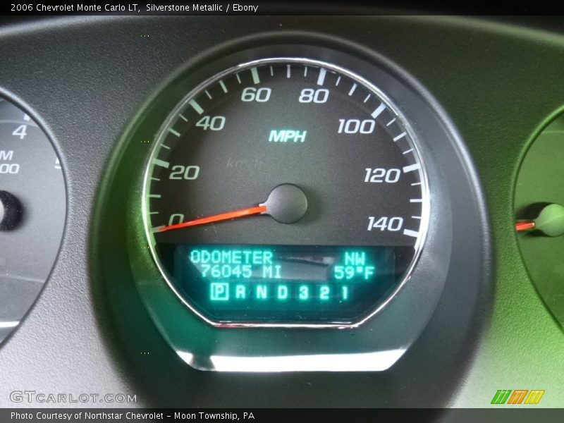 Silverstone Metallic / Ebony 2006 Chevrolet Monte Carlo LT