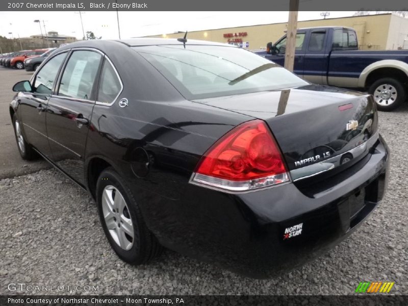 Black / Ebony Black 2007 Chevrolet Impala LS