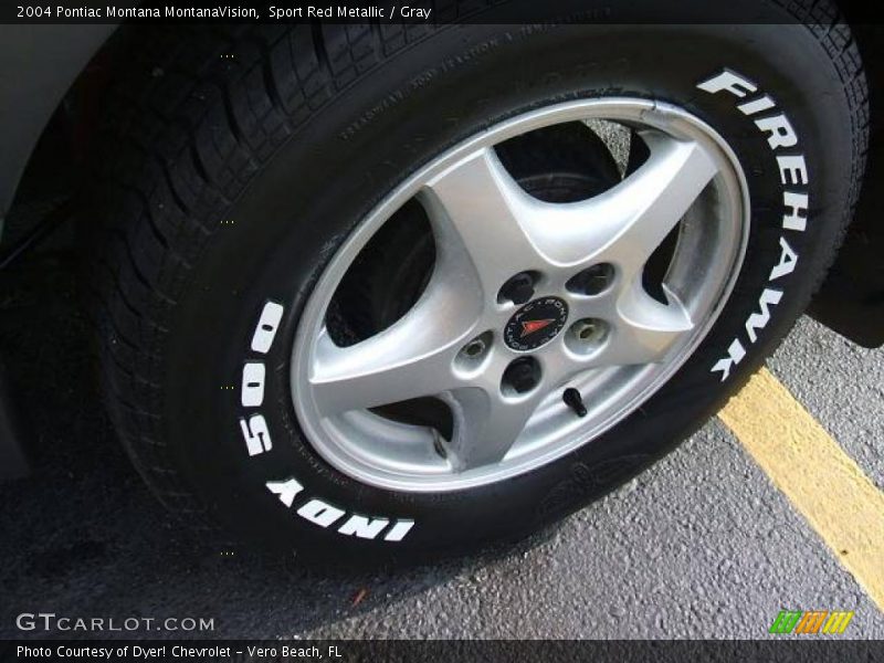 Sport Red Metallic / Gray 2004 Pontiac Montana MontanaVision