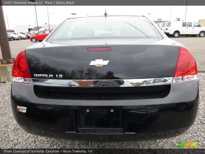 Black / Ebony Black 2007 Chevrolet Impala LS