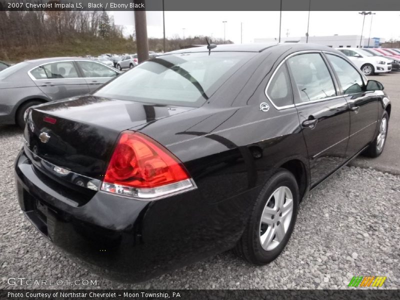 Black / Ebony Black 2007 Chevrolet Impala LS