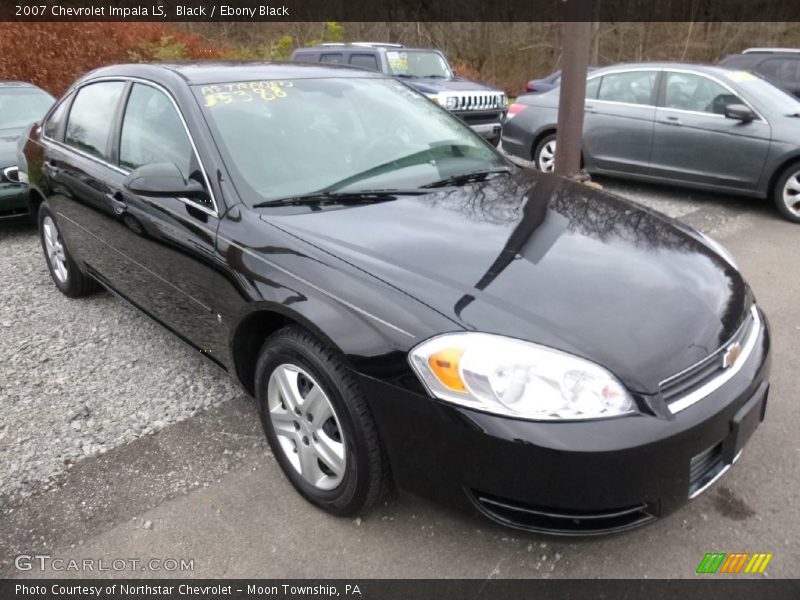 Black / Ebony Black 2007 Chevrolet Impala LS