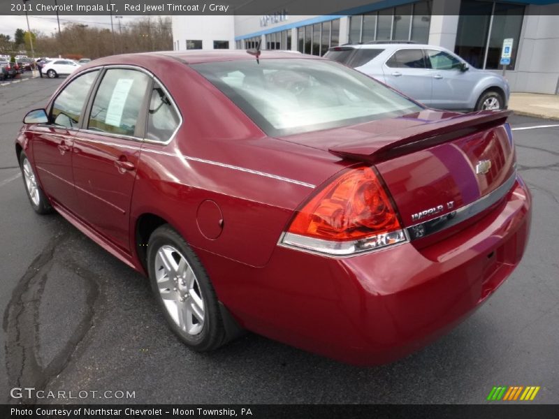 Red Jewel Tintcoat / Gray 2011 Chevrolet Impala LT