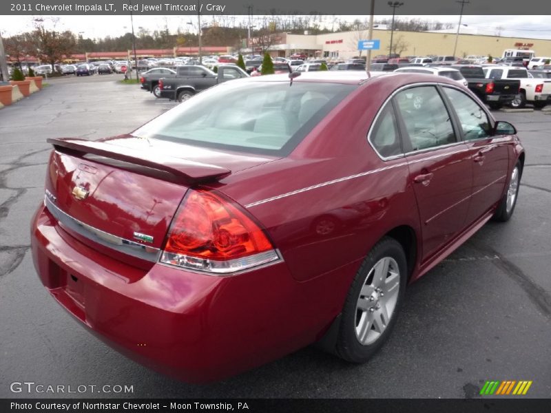 Red Jewel Tintcoat / Gray 2011 Chevrolet Impala LT