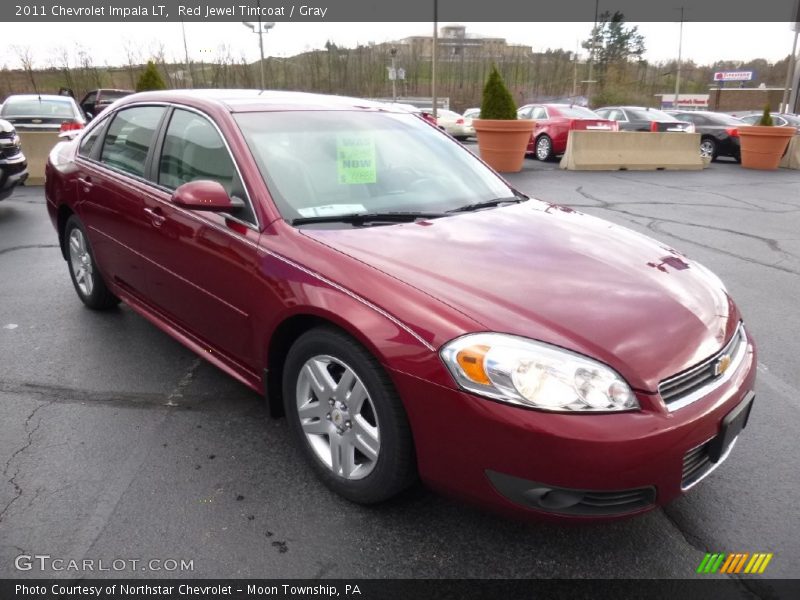 Red Jewel Tintcoat / Gray 2011 Chevrolet Impala LT