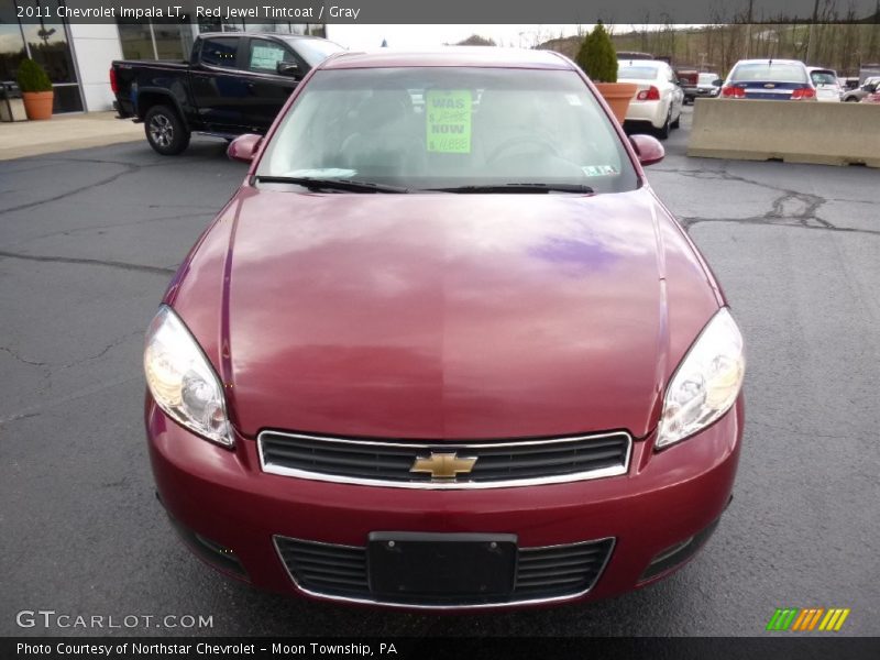 Red Jewel Tintcoat / Gray 2011 Chevrolet Impala LT