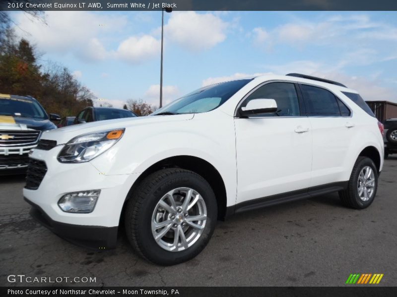 Summit White / Jet Black 2016 Chevrolet Equinox LT AWD