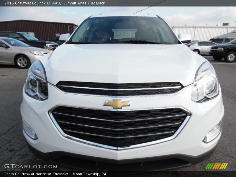 Summit White / Jet Black 2016 Chevrolet Equinox LT AWD