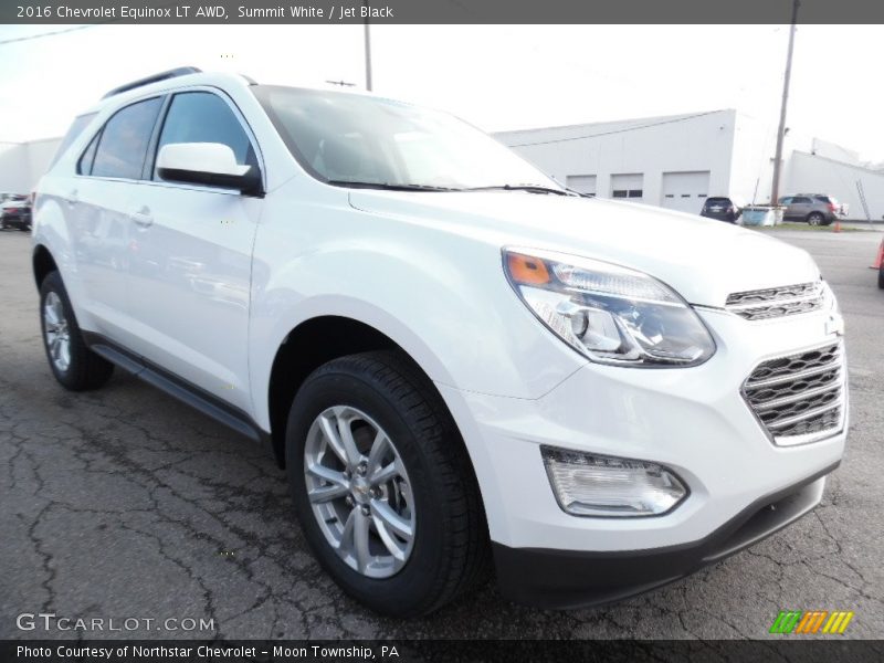 Summit White / Jet Black 2016 Chevrolet Equinox LT AWD