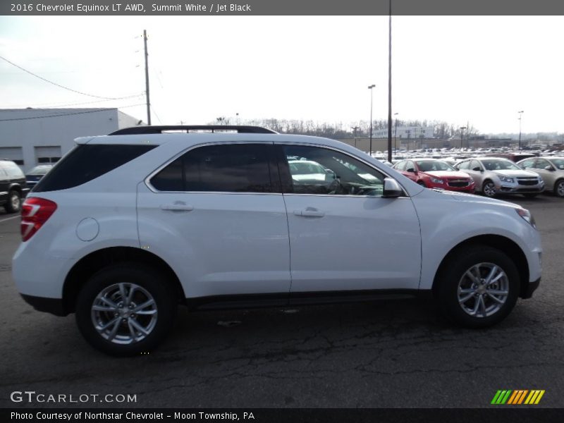 Summit White / Jet Black 2016 Chevrolet Equinox LT AWD