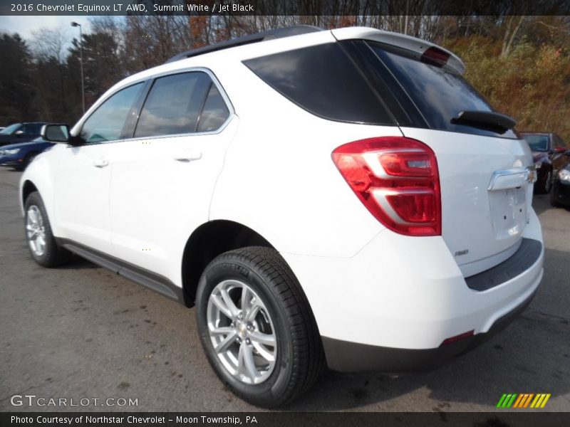 Summit White / Jet Black 2016 Chevrolet Equinox LT AWD
