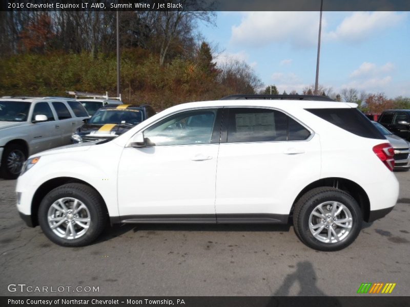 Summit White / Jet Black 2016 Chevrolet Equinox LT AWD