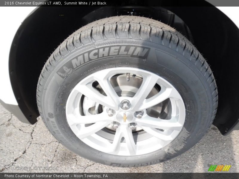 Summit White / Jet Black 2016 Chevrolet Equinox LT AWD