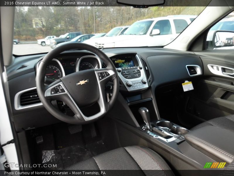 Summit White / Jet Black 2016 Chevrolet Equinox LT AWD