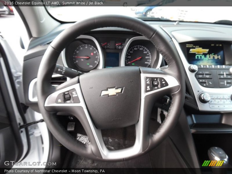 Summit White / Jet Black 2016 Chevrolet Equinox LT AWD