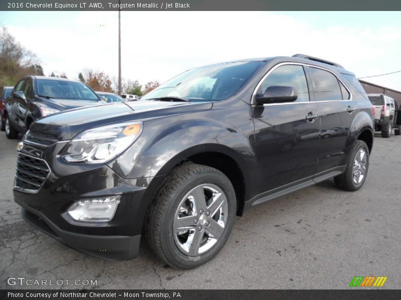 Tungsten Metallic / Jet Black 2016 Chevrolet Equinox LT AWD