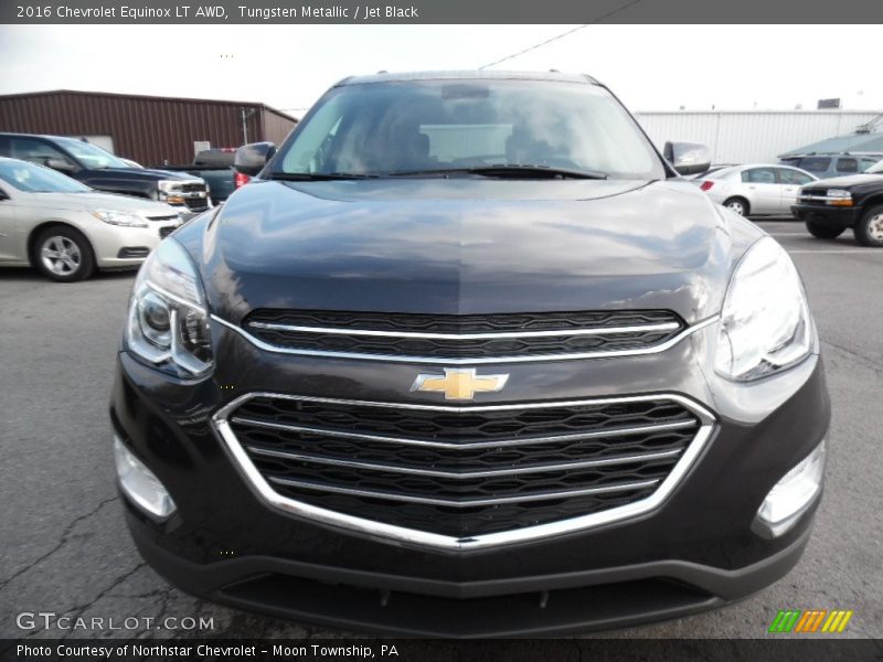 Tungsten Metallic / Jet Black 2016 Chevrolet Equinox LT AWD