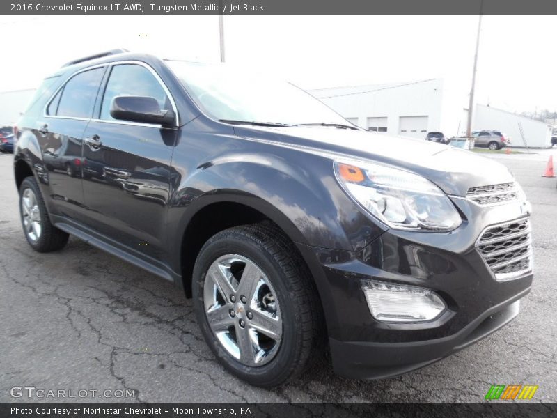 Tungsten Metallic / Jet Black 2016 Chevrolet Equinox LT AWD
