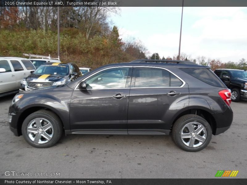 Tungsten Metallic / Jet Black 2016 Chevrolet Equinox LT AWD