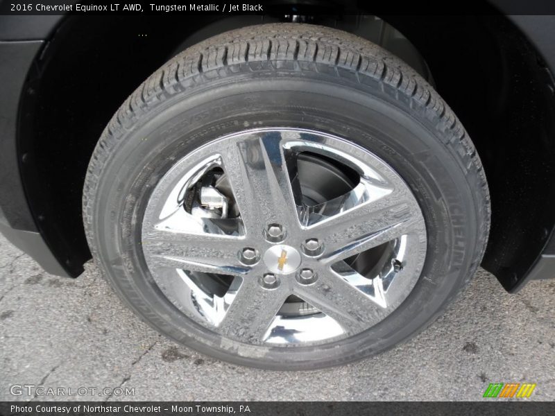 Tungsten Metallic / Jet Black 2016 Chevrolet Equinox LT AWD