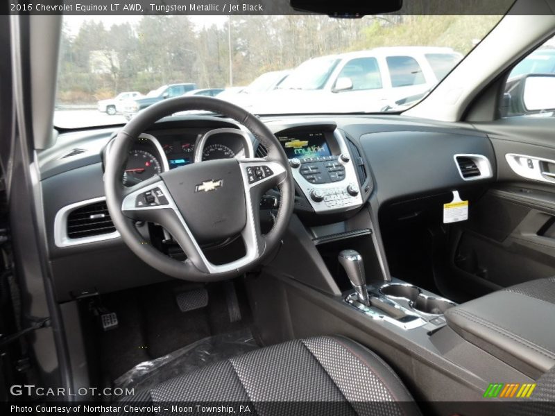 Tungsten Metallic / Jet Black 2016 Chevrolet Equinox LT AWD