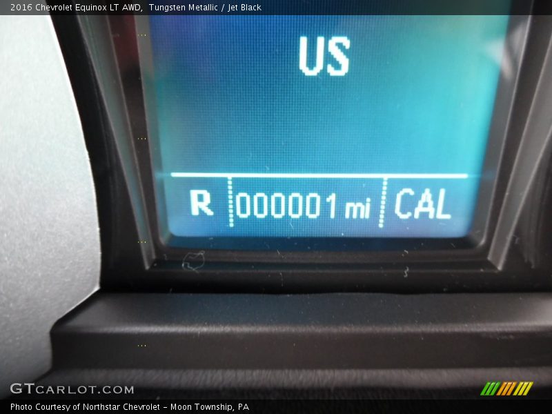 Tungsten Metallic / Jet Black 2016 Chevrolet Equinox LT AWD