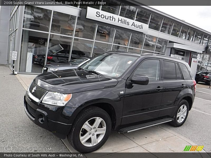 Black Pearl Metallic / Beige 2008 Suzuki Grand Vitara Luxury 4x4